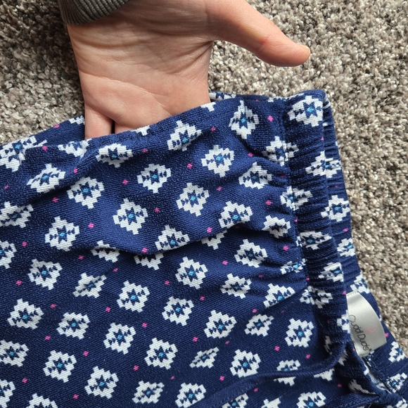 Cuddle Duds Pajama Set S Blue Layers Fair Isle Long Sleeve Jogger Pants Soft - Picture 4 of 13